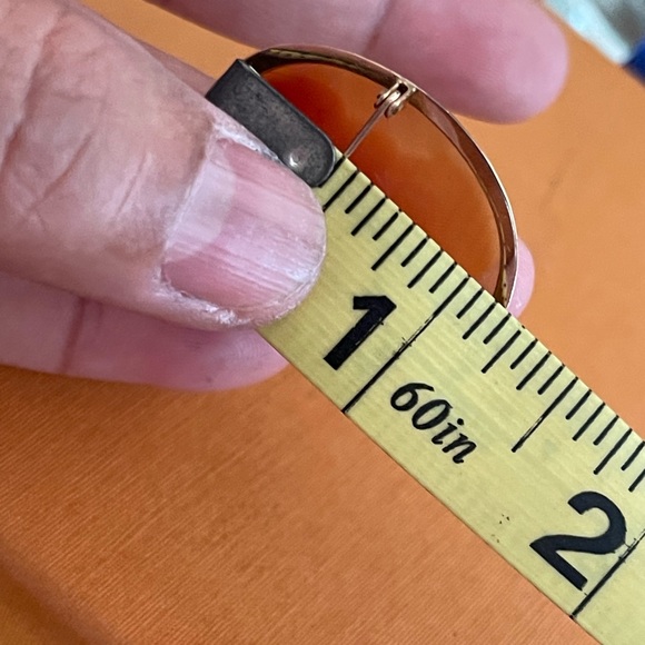 Authentic cameo brooch or  pendant 14 k gold - Picture 8 of 13